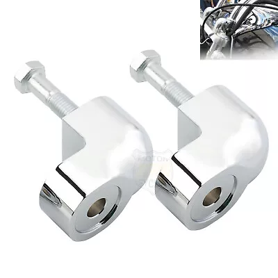 Motorcycle Chrome Handlebar Riser Mounts For Honda VTX1300C VTX 1300 C 2004-2009 • $61.45