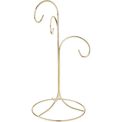 Bard's 3 Tiered Gold-toned Ornament Stand Tree 10.75  H X 5.125  W X 5.125  D • $14.50
