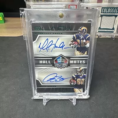 2023 Panini Black HM-MFIB Marshall Faulk / Isaac Bruce Hall Mates Auto #5/5 • $125