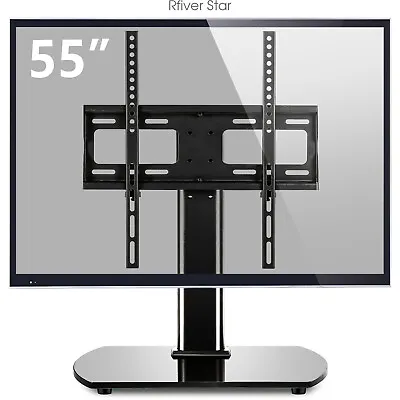 $37.56 • Buy Table Top TV Stand Base / Universal Bracket Mount Height Adjustable For 27 -55 