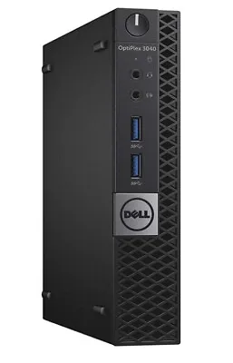 LOT OF 2 Dell OptiPlex 3040 Micro Tower PC BAREBONES (NO CPU/RAM/HDD/CADDY). • $50