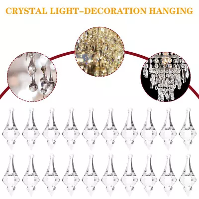 Chandelier Crystals Replacement Chandelier Replacement Parts • £22.65