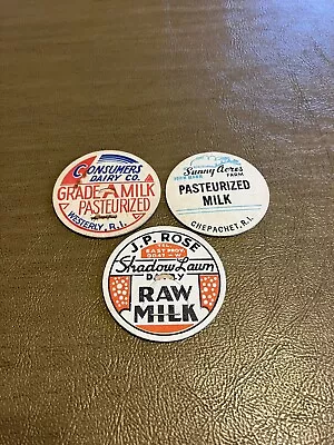 Lot Of 3 RI. Milk Caps  • $1