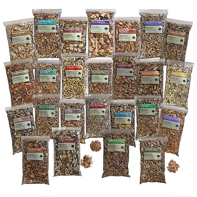 BBQ Smoking Wood Chips 24 Natural Flavours - BUY 2 GET 1 FREE • £6.95