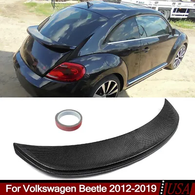 Factory Style Rear Spoiler Wing For Volkswagen Beetle 2012-2019 Carbon Look ABS • $75.99