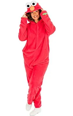 Rubies Official Sesame Street Adult Elmo Costume XL • $38.62