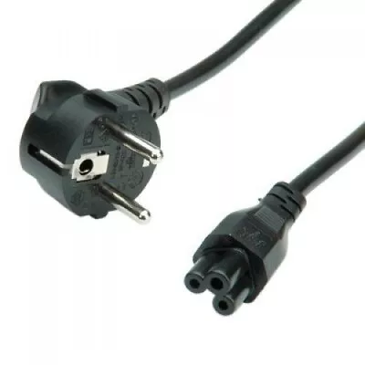 EU 3 Pin Mains Clover Leaf C5 Cloverleaf Power Lead Cord Cable For Laptop • £4.99
