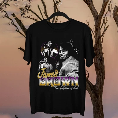 $17.99 • Buy Hot James Brown Retro Gift For Fans Unisex S-235XL Shirt LS116
