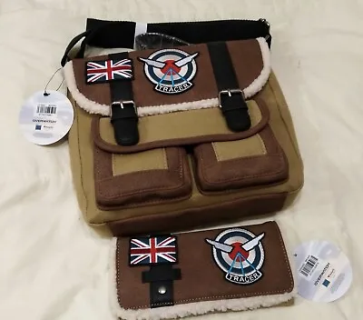 $199 • Buy Loungefly Overwatch Tracer Messenger Bag & Wallet/Purse Set *BNWT*