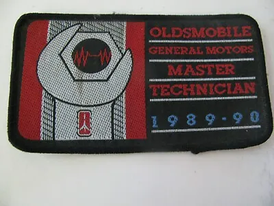 1989 - 1990  Oldsmobile  Olds  Master Technician Gm  Patch  4   Free Shipping   • $8.99