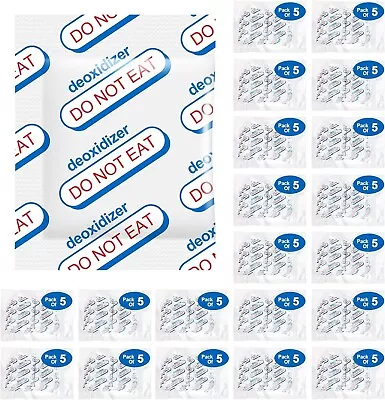 400Cc Oxygen Absorbers For Food Storage - 100 Count (10X Packs Of 10) - For Long • $12.54