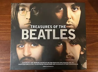 Hardcover Treasures Of The Beatles Cover + 18 Facsimile Memorabilia Aus Edition • $45