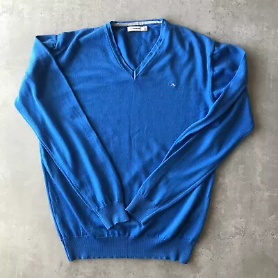 £29.99 • Buy J. Lindeberg Blue Merino Wool Golf Jumper Size XL