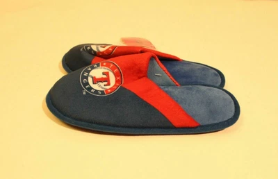 £6.46 • Buy Texas Rangers Unisex Kids Fanatics Big Logo Scuff Mule Slippers MW7 Blue Size XL
