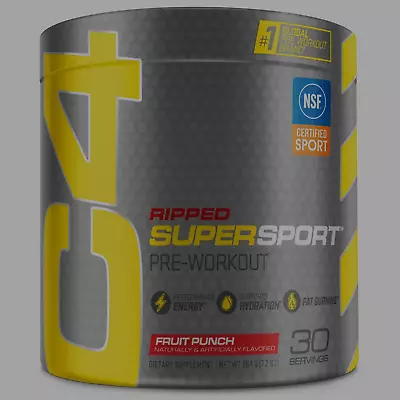 Cellucor C4 Super Sport Pre-workout Fruit Punch - 30 Serv • $17.59