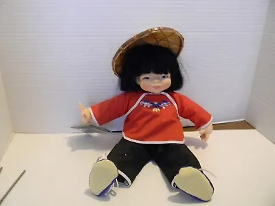 Vtg 1982 Chopstick Kids Mieler Asian Doll W/british Hk Passport J.m.b. Jacobsen • $29.99