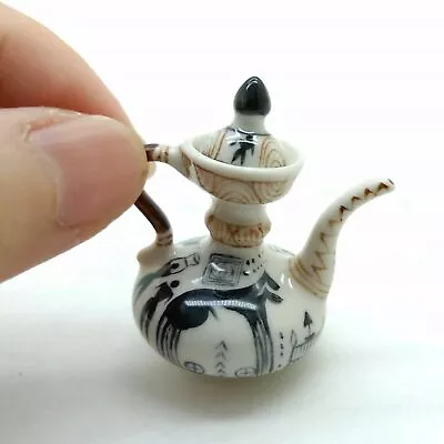 Teapot Miniature Chinese Style Plain Porcelain Ceramic - TP001 • $5.95