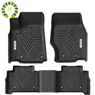 3PCS Floor Mats Liners For 2022-2024 Jeep Grand Cherokee All Weather Anti-Slip • $59.99