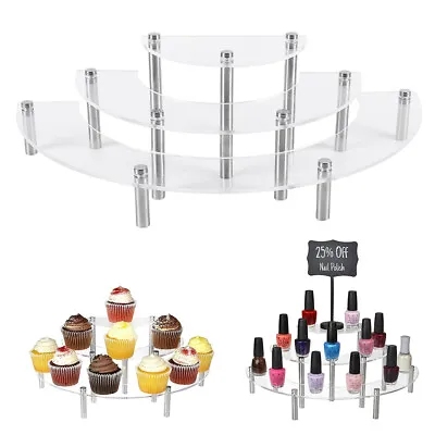 3 Tier Cupcake Stand Cake Dessert Rack Wedding Event Party Display Stand Acrylic • $13.30