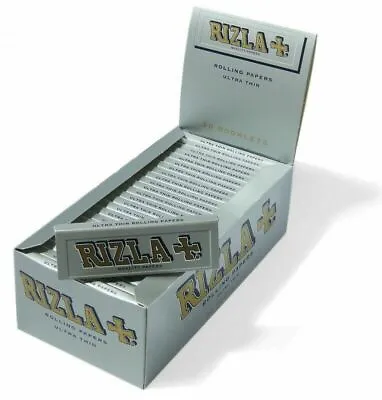 Rizla Silver Standard Smoking Cigarette Regular Rolling Paper 25/50/100 Booklet • £8.90