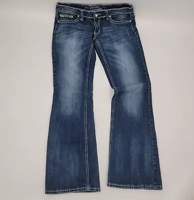 Vanity Jeans Premium 28x31 Tyler Bootcut Thick Stitch Medium Wash Women's • $26