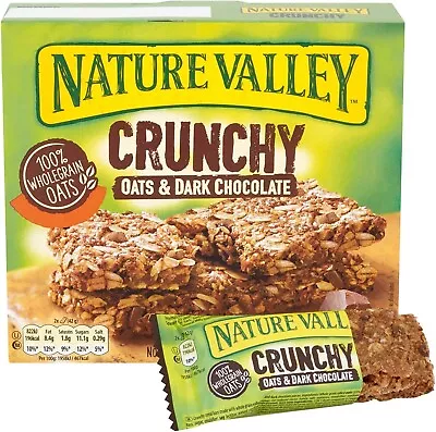New Nature Valley Oat Chocolate Cereal Bars 10 Bars Pack Of 5 Total 50 Bars N U • £16.02