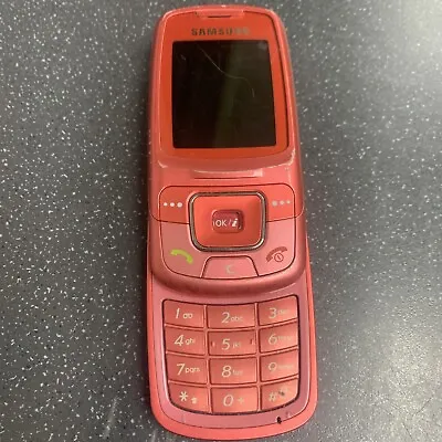 Samsung C300 Red Mobile Phone (READ DESCRIPTION) • £12.99