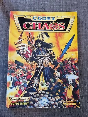 Codex Chaos Warhammer 40K Supplement Second Edition 1996 Games Workshop Book • £74.99