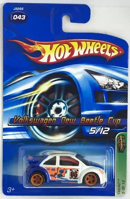 2006 Hot Wheels Treasure Hunts Volkswagen New Beetle Cup Limited Edition #5 / 12 • $32.50