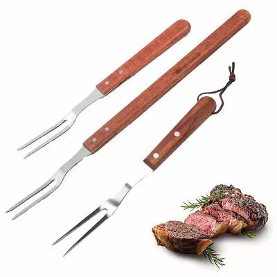 Outdoor Kitchen Portable BBQ Accessories Carving Fork Meat Fork Barbecue-Tool • $14.46