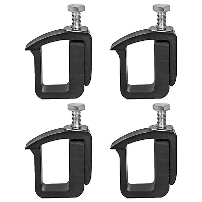 Set Of 4 Mounting Clamp For Pickup Truck Cap Camper Shell Topper Short Bed Black • $23.90