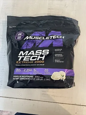 Muscletech Mass Tech Extreme 2000 6lb Vanilla Milkshake • $55