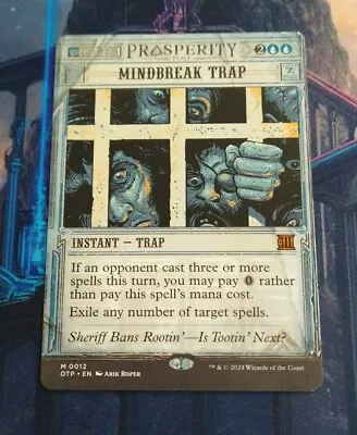 Mindbreak Trap - MTG Showcase - Breaking News OTP - Outlaws Of Thunder Junction • $37.89