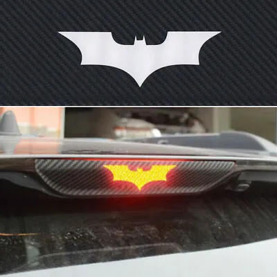 £7.27 • Buy 3x Car Batman Sticker Brake Tail Light Funny Decal Accessories Carbon Fiber DIY