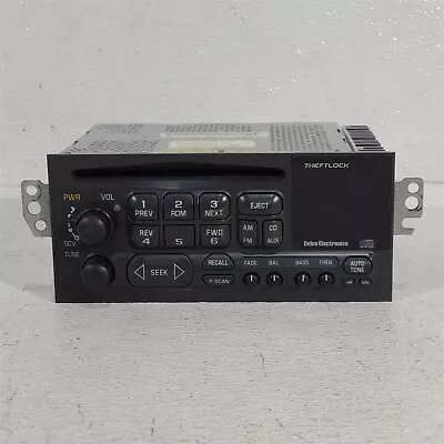 97-04 Corvette C5 Radio Stereo Cd Player Am/Fm 16257601 Oem Aa7139 • $160.55