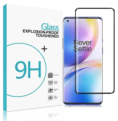 1/2/3 Pcs Black Border Full Cover Tempered Glass Screen Protector For OnePlus 10 • $11.43