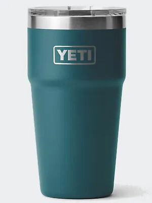 YETI Rambler 20 Oz (591ml) Stackable Cup In Agave Teal • £24.95