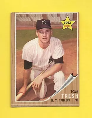 1962 Topps Tom Tresh ROOKIE #31 New York Yankees EX/MINT O/C FREE SHIPPING • $4.99