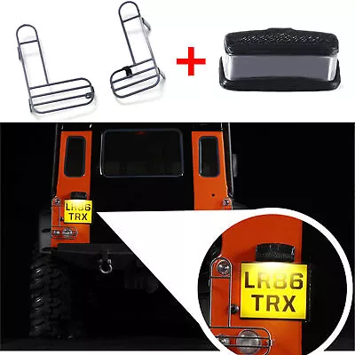 Rear Tail Lamp Cover +License Light For TRX-4 Land Rover Defender RC Car Parts • $35.76