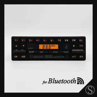 Becker Mexico Cassette Electronic 611 Radio For Bluetooth Mercedes W126 R107 Sl • $1965.28