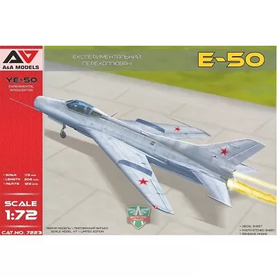 MiG Ye-50 /E-50 Pre-series Interceptor A&A Models AAM7223 Model Aicraft Kit 1:72 • $37.94