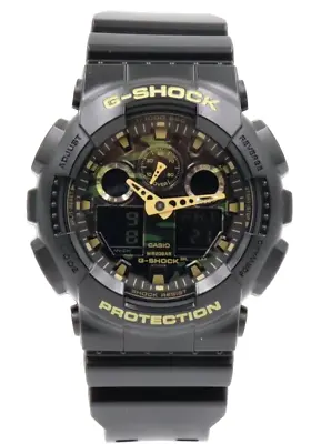 Casio G-Shock Chrono Analog- Digital Camouflage Men Watch 52mm GA100CF-1A9 $130 • $98.80