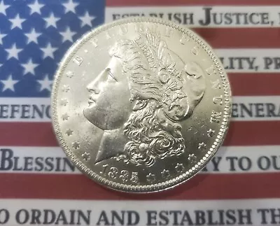 1885 -o-morgan Silver Dollar Completely Flawless High Grading $1 Coin 🪙 100217 • $65