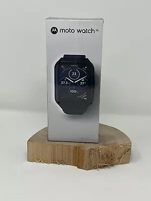 Motorola MOSWZ70-PB Moto Watch 70 Health And Fitness Smartwatch Free Shipping!!! • $39.50