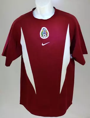 Mexico Jersey Training Authentic Nike 2005-2006 Size Small TOTAL 90 T • $69.99