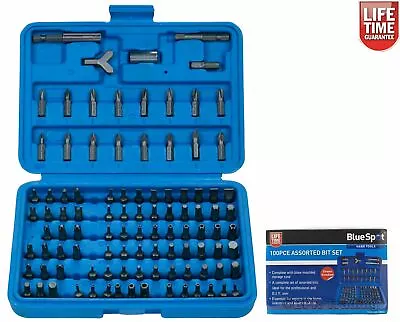 100pc Assorted Screwdriver Bit Set Security Power Hex Torx Bits 14153 • £12.19