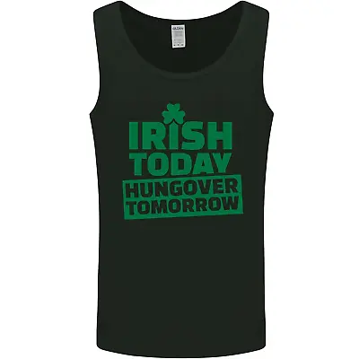 $14.79 • Buy Irish Hungover Tomorrow St Patricks Day Mens Vest Tank Top