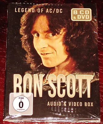 AC/DC: Bon Scott Audio + Video Box 7 CD + DVD Set Laser Media UK LM 3549 NEW • $29.95