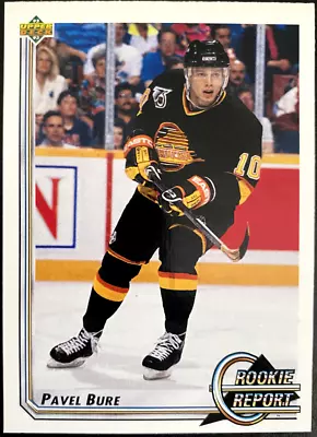 Pavel BURE 1992 Rookie Report Mike Eruzione Upper Deck #362 Vancouver Canucks • $0.91