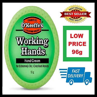 O'Keeffe's Working Hands Hand Cream 96g Jar Okeeffes For Dry Cracked Hands • £8.33